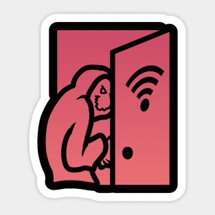 Backdoor Bandit: A Hacker/Red Team Design (Red) Sticker